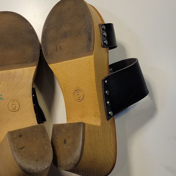 UNIVERSAL THREAD CLOGS OPEN TOE SLIP-ON WOMEN"S SANDAL - Picture 14 of 15